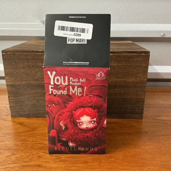 Skull Panda You Found Me Plush Doll Pendant Blind Box Pop Mart - Picture 1 of 11